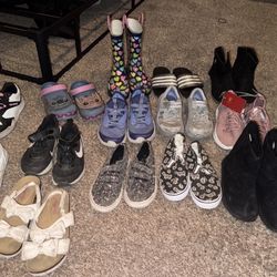 Girls Shoes Size 13c And 1y 