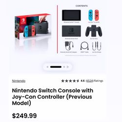 Nintendo Switch Console 