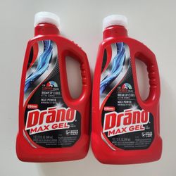 2 Drano Max Gel 32oz