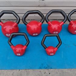 KETTLEBELLS SET 10,15,40,45,55,60