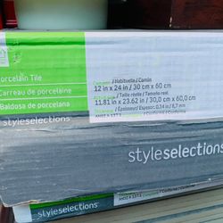 Italy tile... mitte gray 12 x 24 inc New In Box