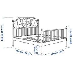Ikea Leirvik Bed Frame 