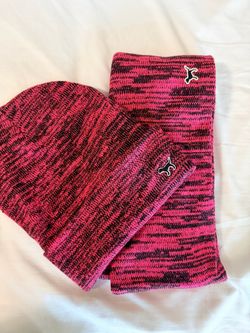 Victoria's Secret PINK Beanie and Scarf Set