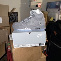 Brand New Nike Air Jordan 5 Wolf Grey sz 9.5 and 10.5