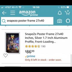 BRAND NEW ALUMINUM MOVIE THEATER POSTER CASE