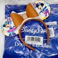 ‼️AUTHENTIC DISNEY/DOONEY & BOURKE‼️ Mickey Mouse & Friends Dooney & Bourke Ear Headband-Disneyland 70th Anniversary