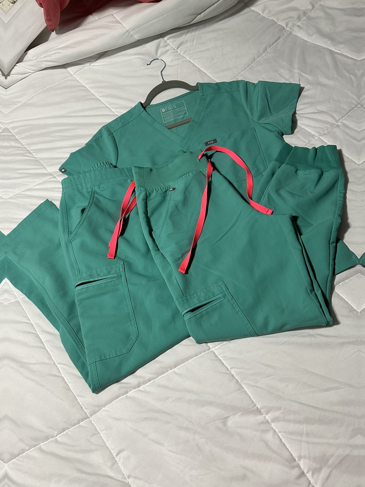 Figs Green Scrub Set EXCELLENT CONDITION