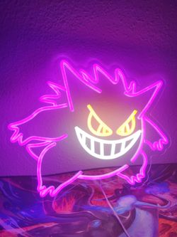 LED POKEMON GENGAR SIZE 15"X 11"
