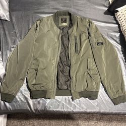 Green superdry jacket 
