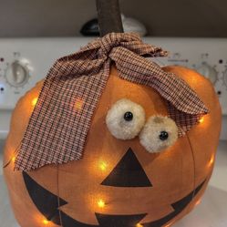Lighted Pumpkin