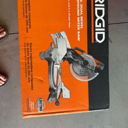 Rigid 10 Inch Duel Bevel Compound Miter Saw