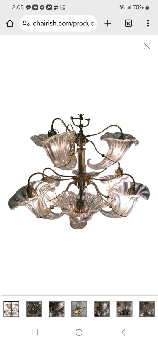 Murano chandelier