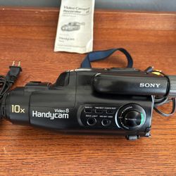 Sony Handycam CCD-FX230 Video 8 Camcorder - Black Not Tested