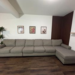 Extra Long Gray Sectional