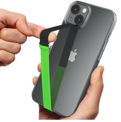 3 in 1 Optimal Bicolor Mobile Phone Strap, Reusable Phone Grip Holder for Hand with Clip as Phone Loop Finger Holder for iPhone Case & Samsung. Clip T