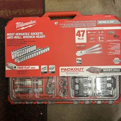 Milwaukee Packout Rachet And Socket Set 