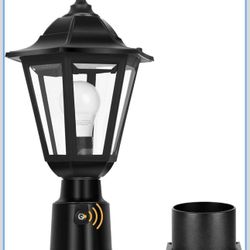 FUDESY Dusk to Dawn Sensor Outdoor Post Light,