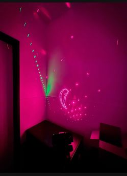 DJ Disco Party strobe Lights Laser Lights Beam Light with Red Green laser Patterns DMX512 Sound Activated Remote Control for Festival Bar Ni