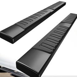 YITAMOTOR 6 inches Running Boards Compatible with 2019-2024 Chevy Silverado/GMC Sierra 1500 Double Cab, 2020-2024 Silverado Sierra 2500HD/3500HD Side 