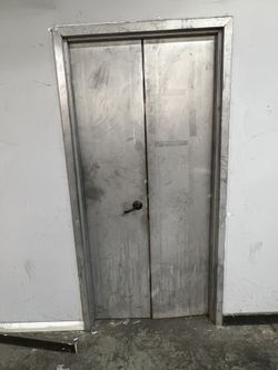 40”x82” LIF Industries Commercial 3HR Fire Rated Metal Door - Split Single Door
