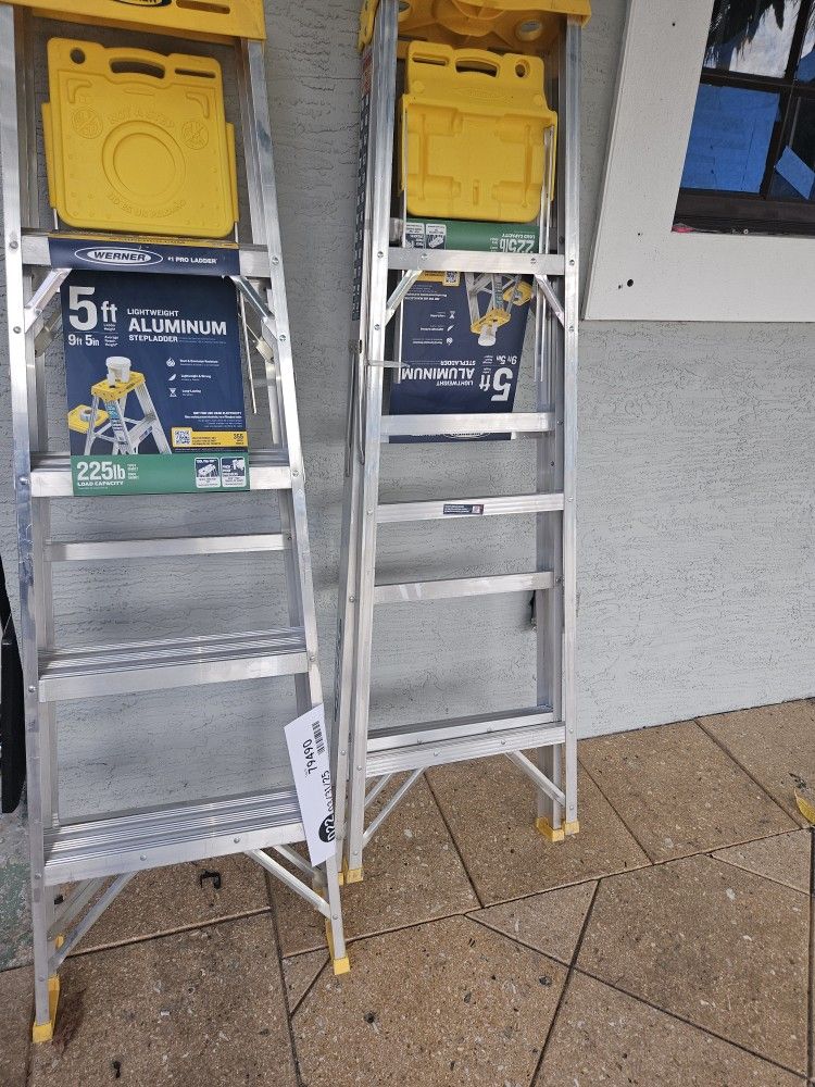 5ft Aluminum Ladder New Never Used$75 Each
