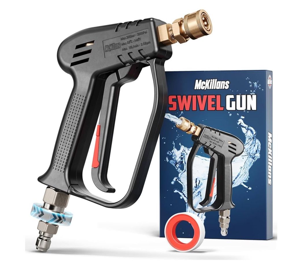 McKillans® Short Pressure Washer Gun with Swivel