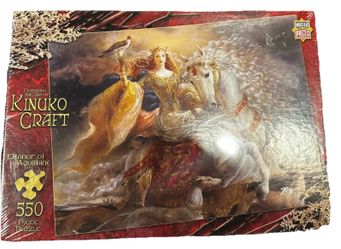 Kinuko Craft Eleanor of Acquitane 550 Pc Masterpieces Jigsaw Puzzle Sealed