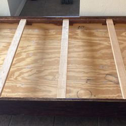 Twin Bed Base With Roll Out Storage Drawer