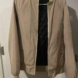 Killion Bomber Jacket (S) Beige/Sand