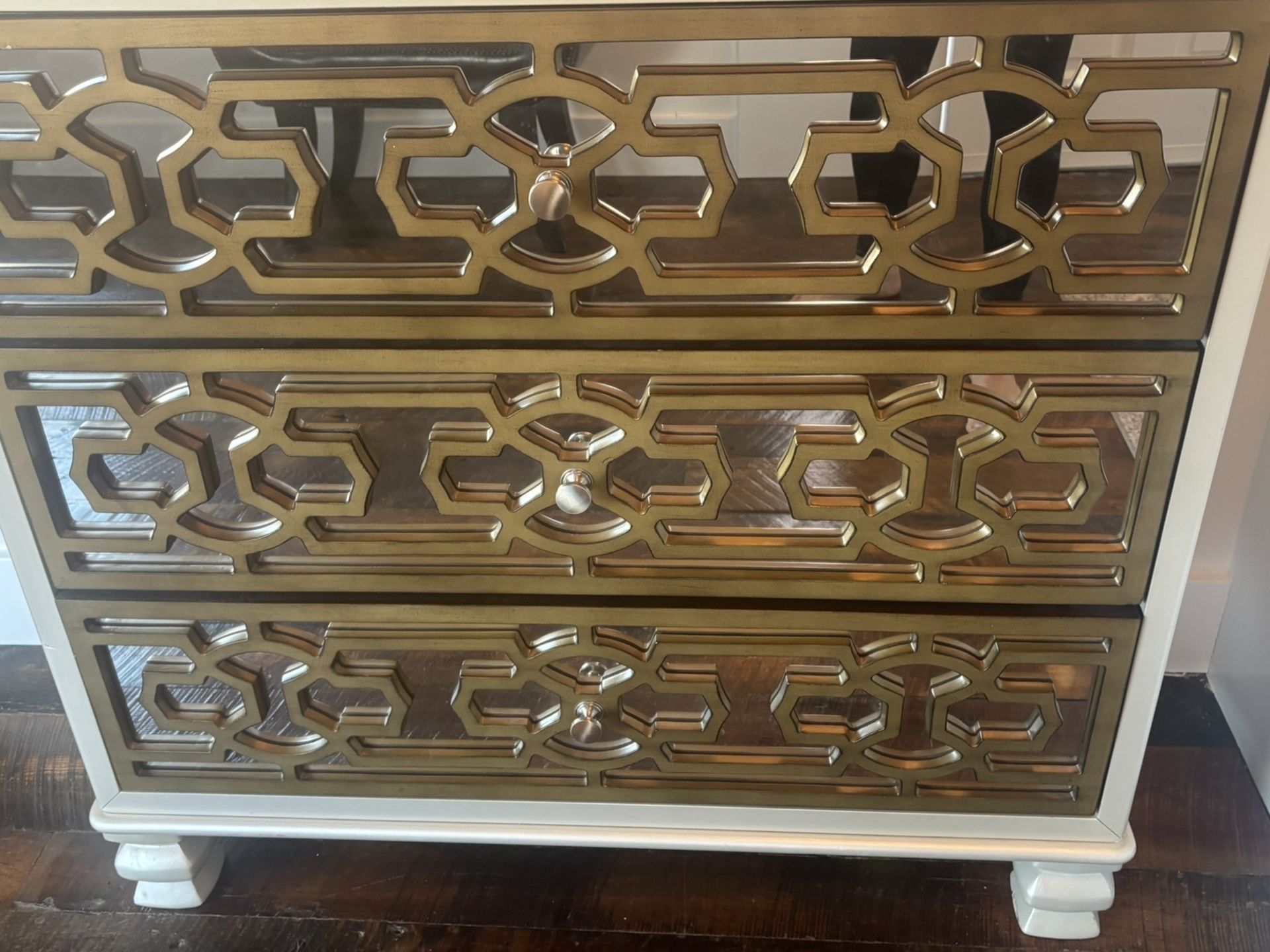 Lovely Beige & Gold Dresser