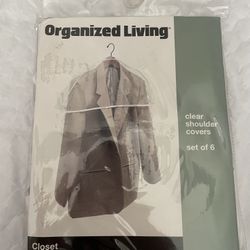 Clear shoulder covers- set of 6