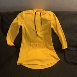 Long Yellow Hoodie