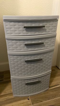 Plastic storage organizer