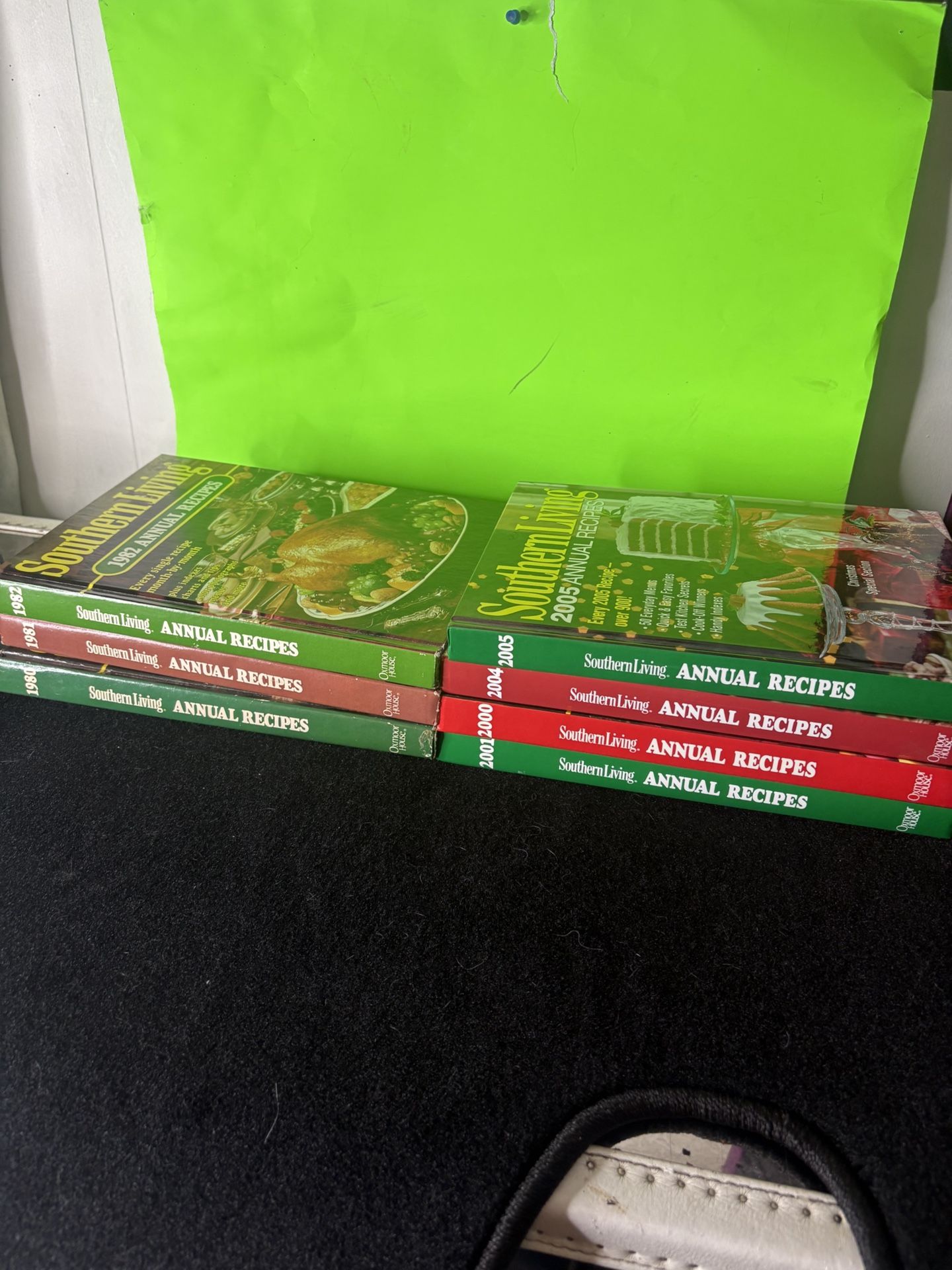 7 vintage cookbooks - southern living hardcover
