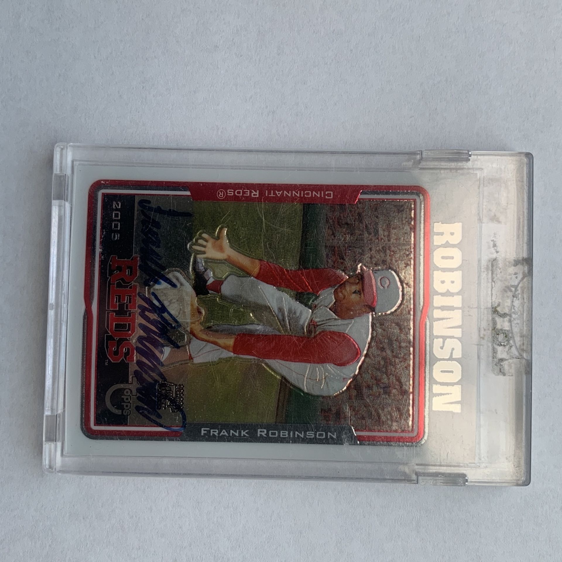 Frank Robinson Tops Signed Card