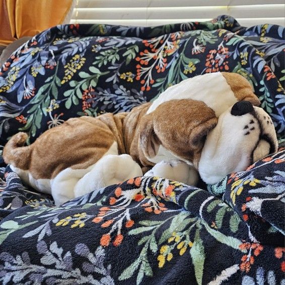 E&J Classic Prima English Bulldog Plush Dog VTG Plushy Pet Stuffed Animal Toys Collectible 31"