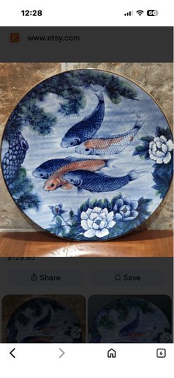 Japanese handpainted plate
