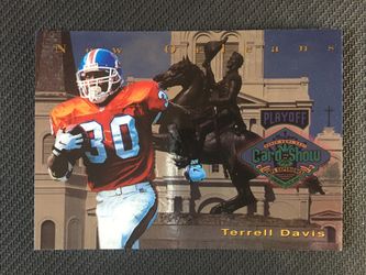 1996 Playoff New Orleans Card Show Terrell Davis