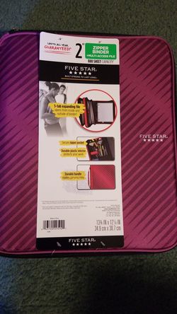 Binder with 50 plastic sleeves for coupon