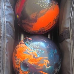 Set Of 2 Bowling Balls 10lb