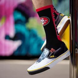 For Bare Feet NFL MVP Crew Sock Medium* Para pies descalzos NFL MVP Crew calcetín mediano*