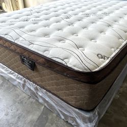 Queen Organic Cloud Edition Europillow Top 12inch Matres!