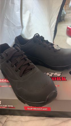 Brand new Skechers steel toe