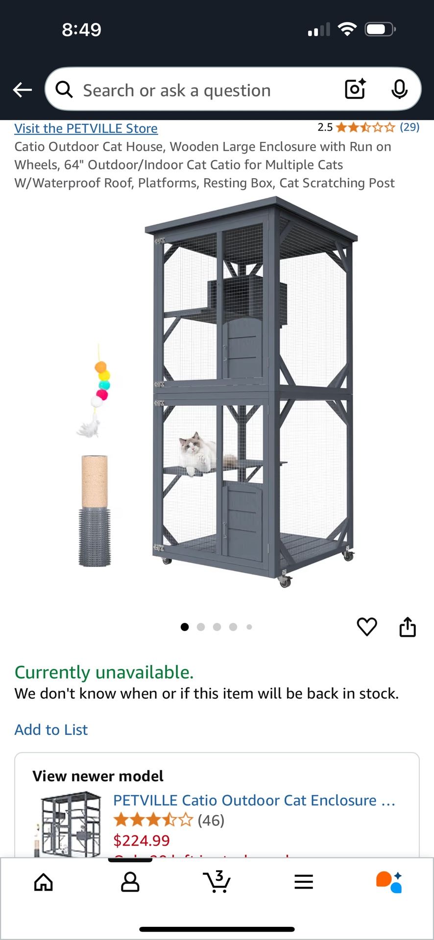 New Cat Patio In Box Never Opened