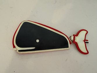 Thom Browne Whale Coin Purse – Red / Navy / White