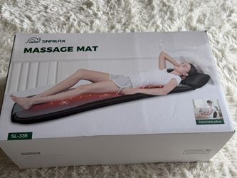 Snailax Massage Mat w/ Heat & Shiatsu – New (SL-336)