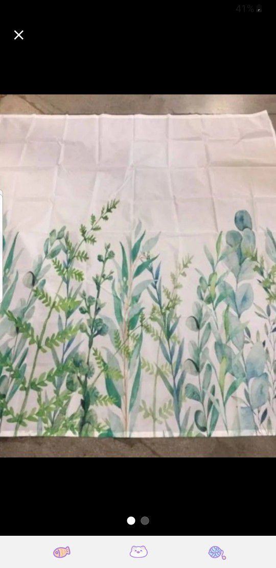 Prairie flowers and plants Shower Curtains