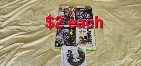 Xbox 360 games $2 each