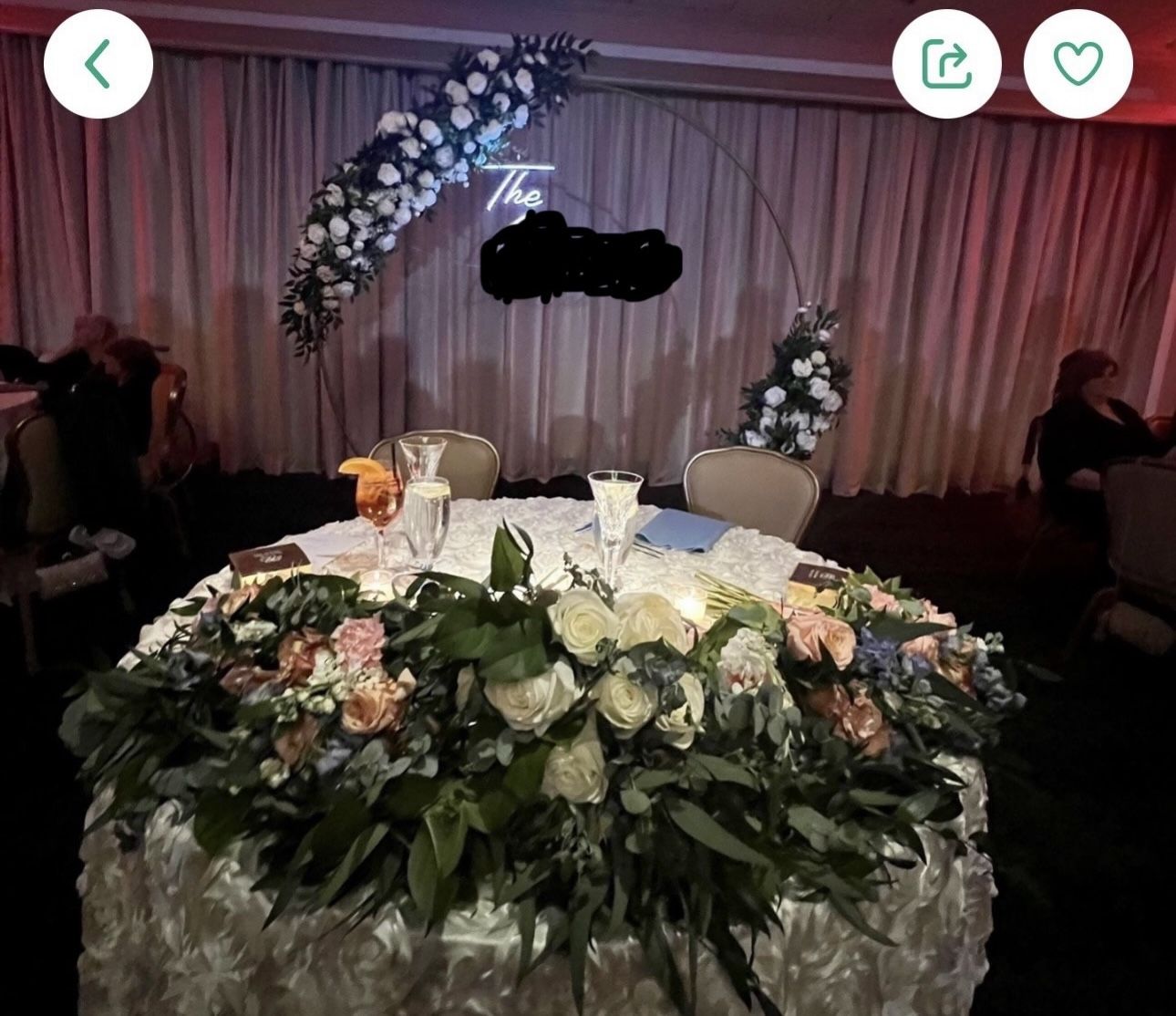 Wedding Arch Ring With Flowers