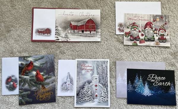 Beautiful! Christmas Greeting Cards Seasons Holidays Santa